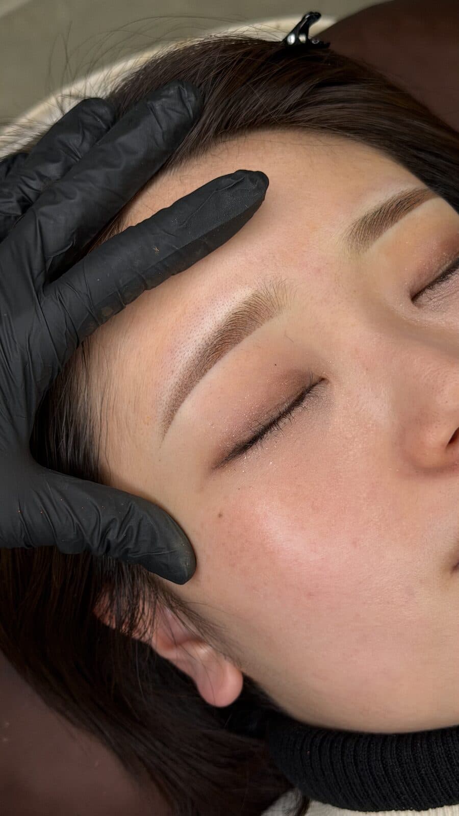 Powder brows healed result