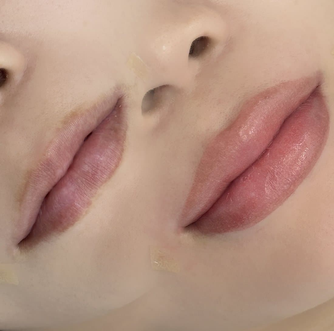 Lip blush healed tone